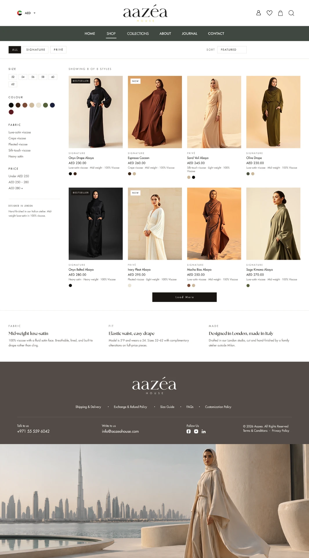 AAZEA — 04 — Shop & Filters