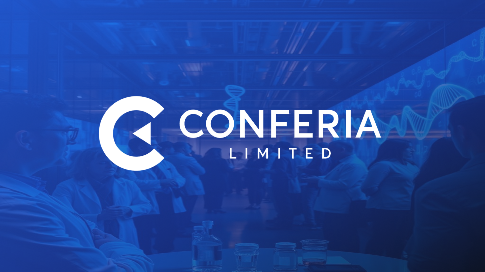 Conferia — Website & Mobile App preview
