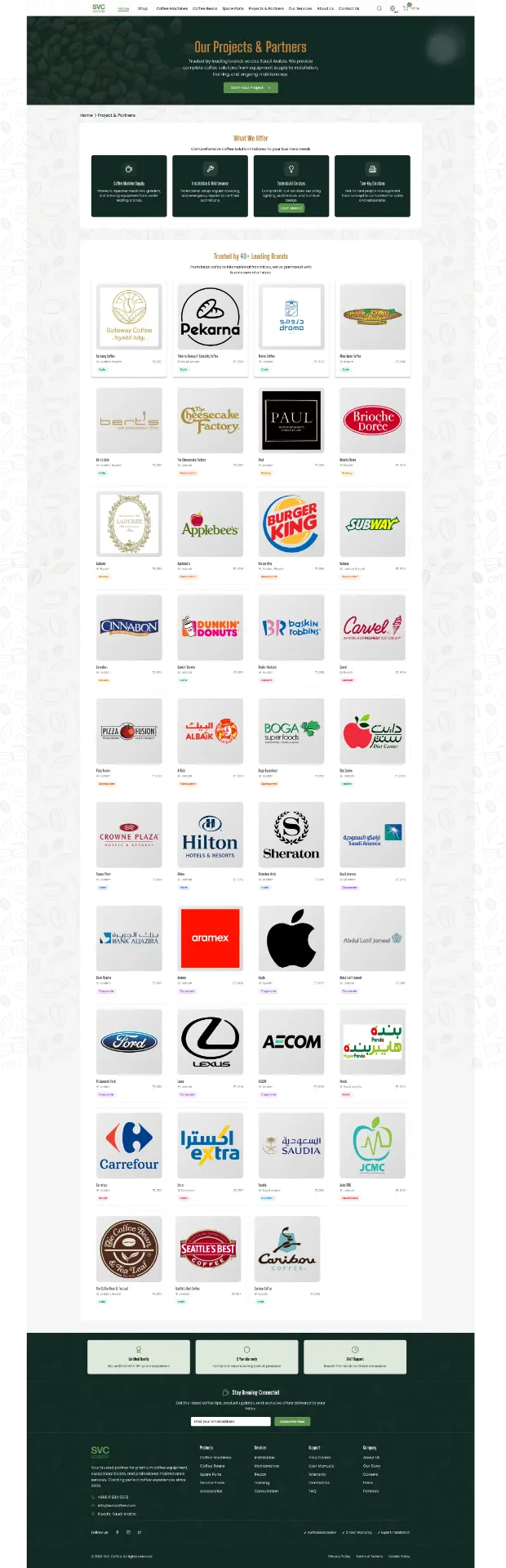 SVC — Special Variety Company — Projects & Partners