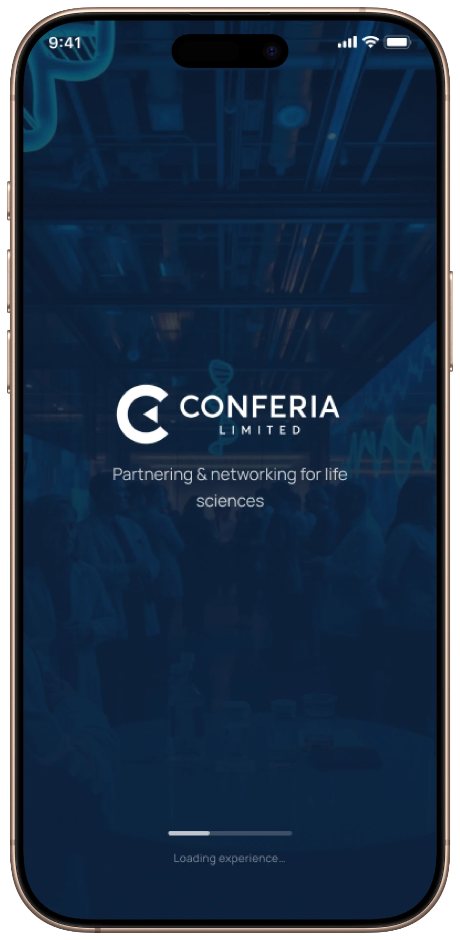 Conferia mobile — Splash