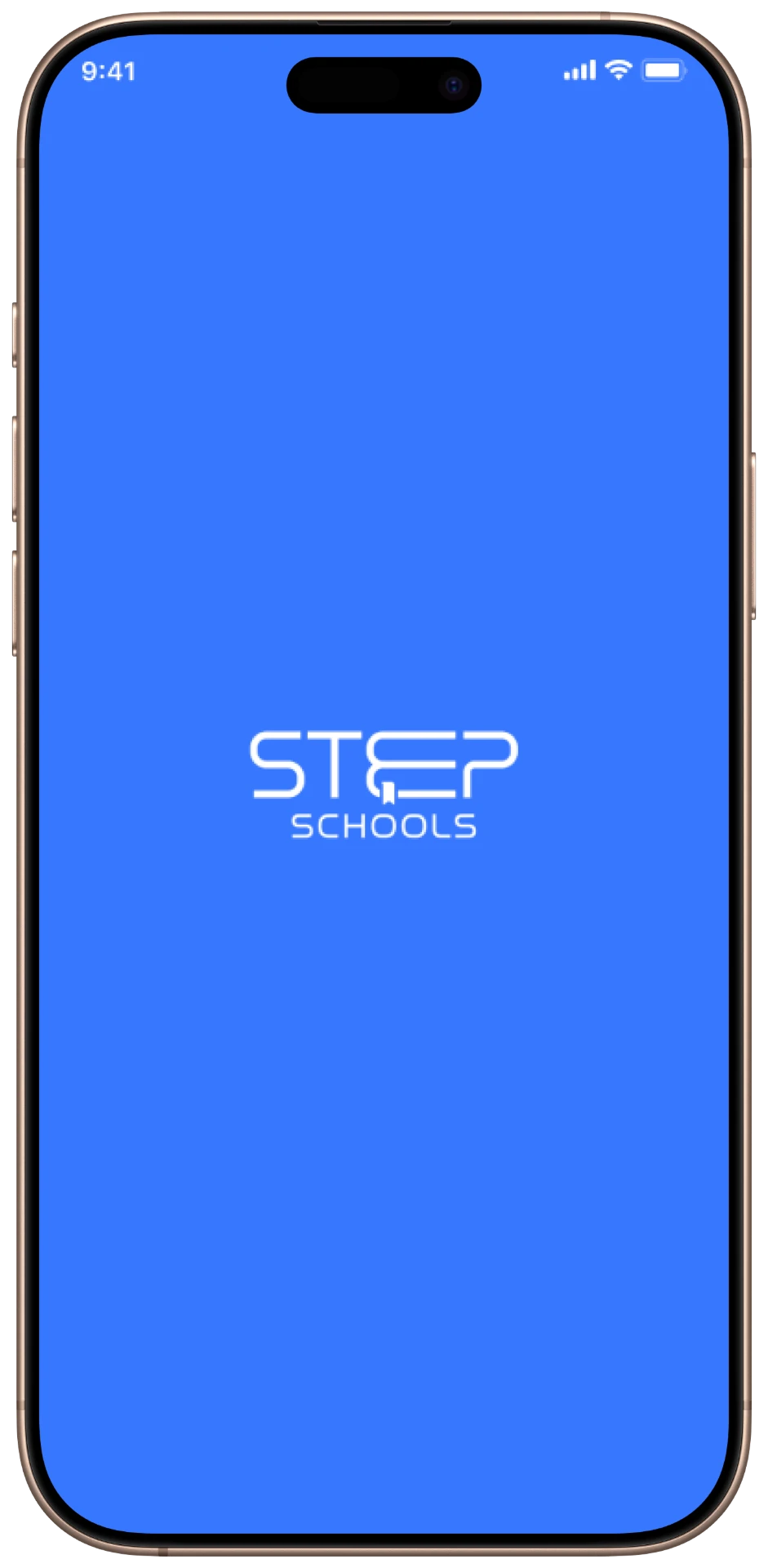 Step Schools mobile — Splash Blue